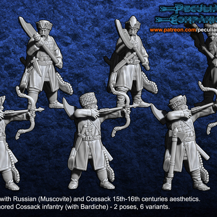 $9.00Russian Humans - Cossack light infantry