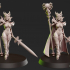 Drow Sorceress Elite Pose 2 + Pinup Variant image