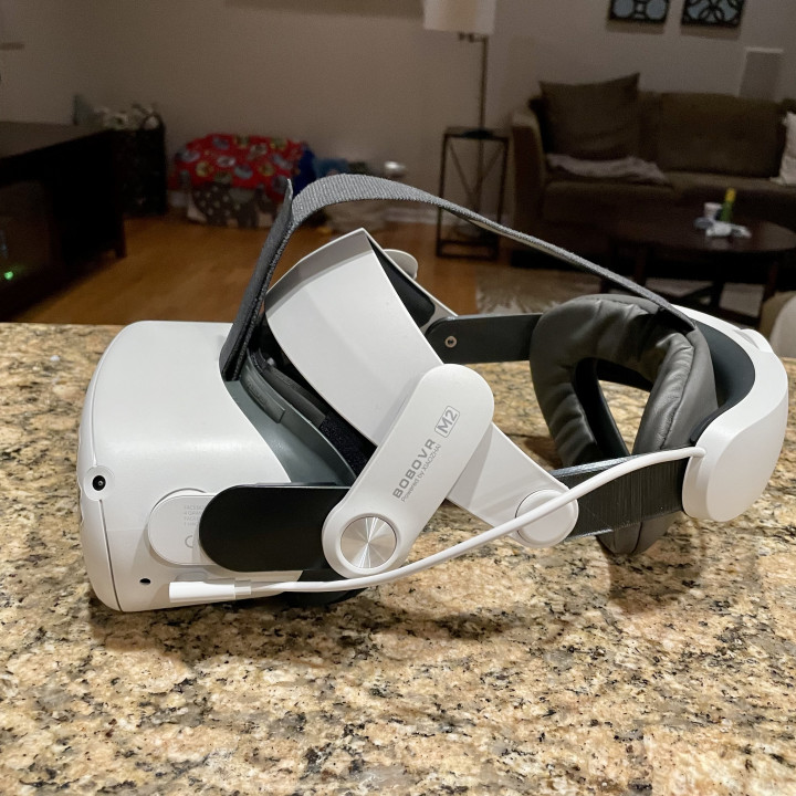 3D Printable Bobo VR M3 Elite Upgrade - Oculus Quest 2 by Josh Childers