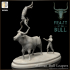 Minoan Palace Performers - 5 figure set including Bull image