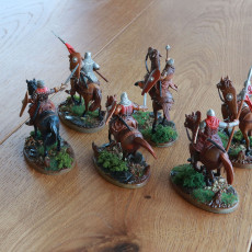 Picture of print of Medieval Light Cavalry /Modular/ /Pre-supported/