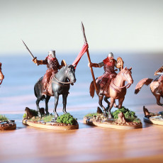 Picture of print of Medieval Light Cavalry /Modular/ /Pre-supported/