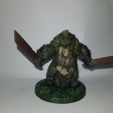 Picture of print of Plague Ogres (pre-supported)