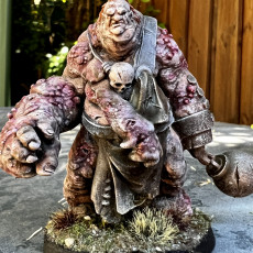 Picture of print of Plague Ogre Lord (pre-supported)