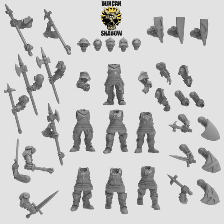 $10.00Man at Arms Knights Multipart Kit (Pre supported)