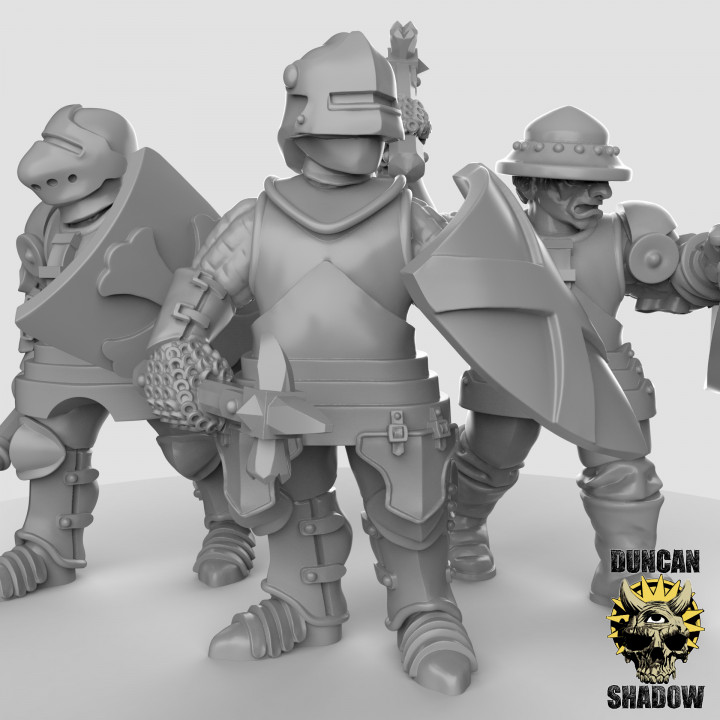 $6.50Man at Arms Knights with blunt weapons (pre Supported)