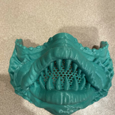 Picture of print of Swamp Creature mask - single color