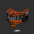Cyber Samurai mask - single and multimaterial image