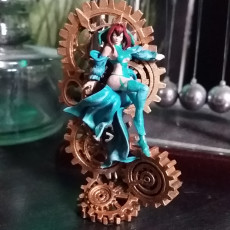 Picture of print of Cronos Goddess of time (75&35mm. scale)