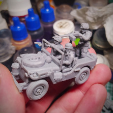 Picture of print of Jeeps US WWII - 28mm for wargame