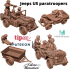Jeeps US WWII - 28mm for wargame image