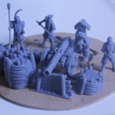 Picture of print of Sunland Artillery Battery - Highlands Miniatures