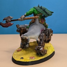 Picture of print of Orc Beastie Riders