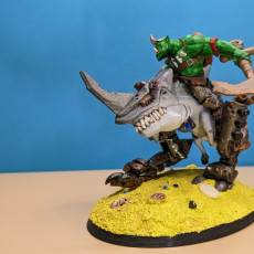 Picture of print of Orc Beastie Riders