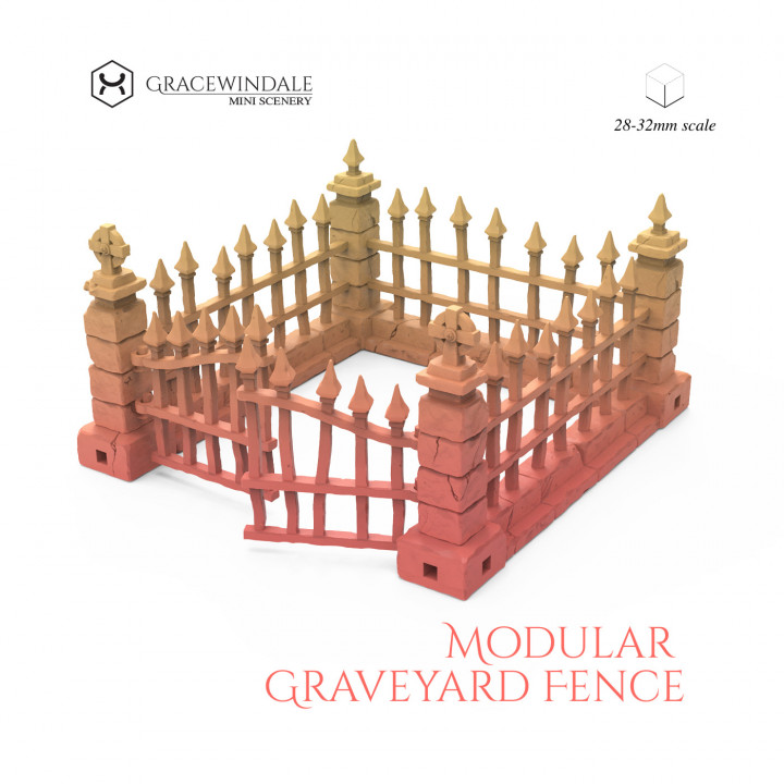 $3.00Modular Graveyard Fence