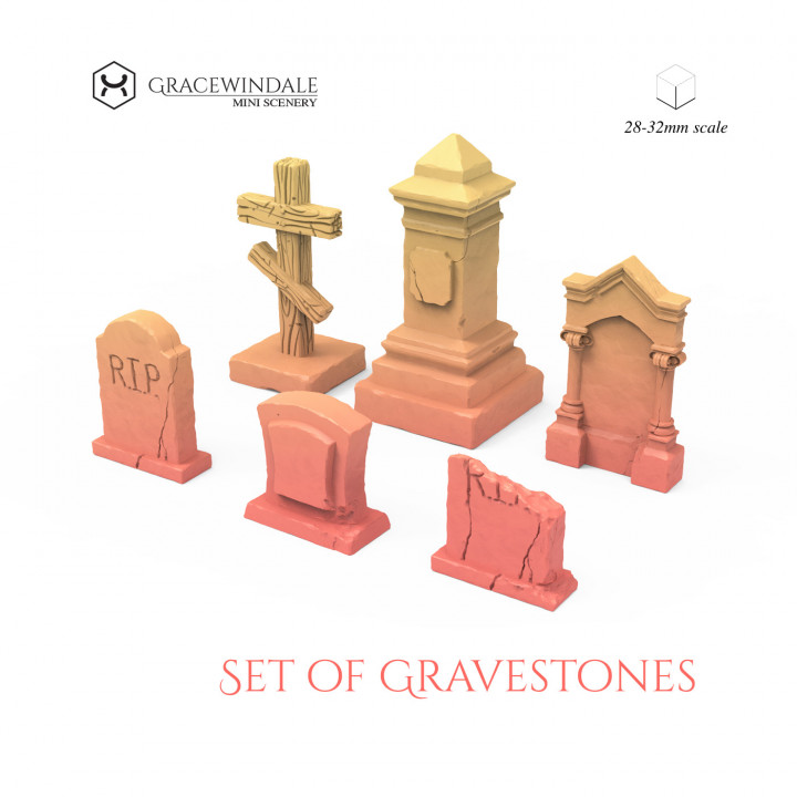 $2.00Set of Gravestones