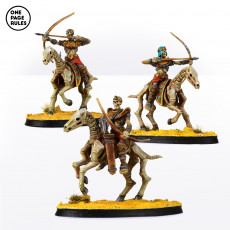 Picture of print of Mummified Skeleton Horse Archers