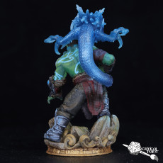 Picture of print of Dragon Spirit Orc Monk - Draak