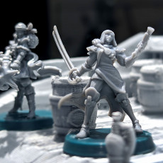 Picture of print of 009 Space Pirate vs Kaiju Pirates Minis