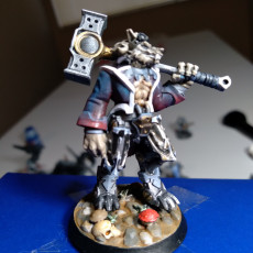 Picture of print of Warriors and Warrens- Varg Arcane Strider