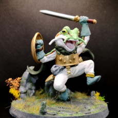 Picture of print of Toadin - Battle toad - 32mm - DnD