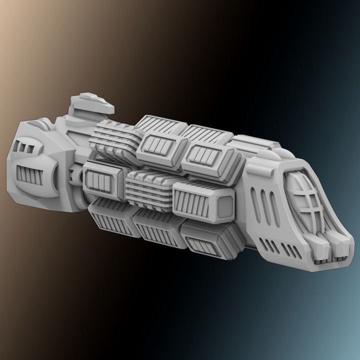Spaceship - Freighter for Miniature Wargaming's Cover