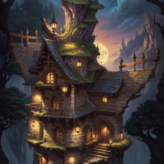 Picture of print of Dark Realms Draekenhal - Cavern House 1