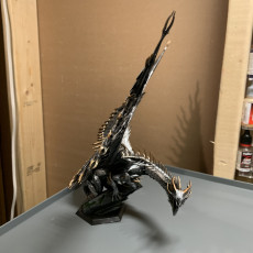 Picture of print of Inconel Dragon