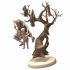 003 Japanese Youkai Ghost Datsue Ba Old Woman and Tree Base image