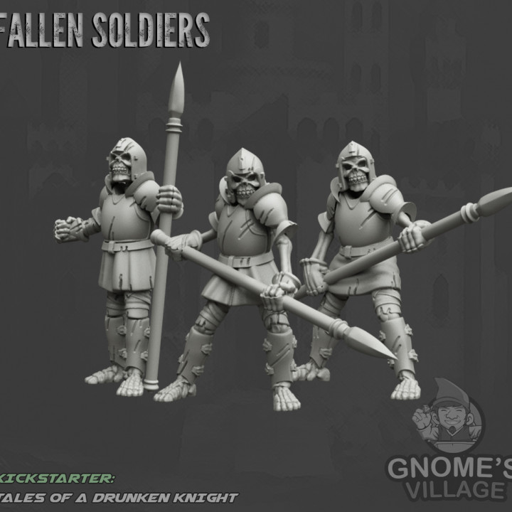 Fallen soldiers: Spearmen(3)'s Cover