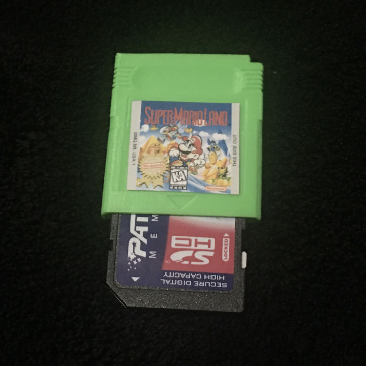 Gameboy Cartridge SD holder