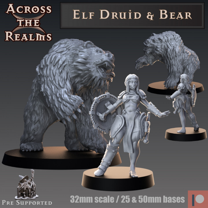 $4.99Elf Druid & Bear