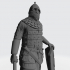 Medieval Noble Russian Knight with mace and cross shield image