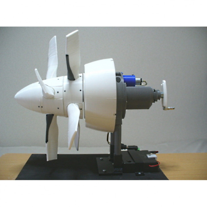$15.00Jet Engine Component; Counter-Rotating Propeller, Pitch Changeable