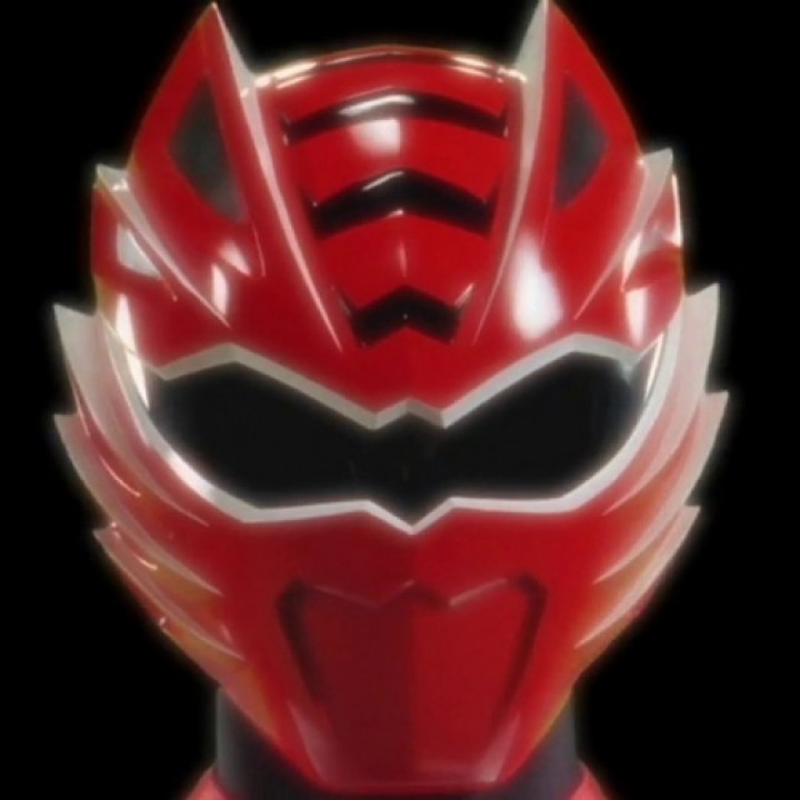 Jungle Fury Red Ranger Master Mode Helmet