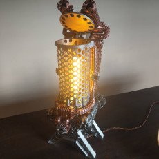 Picture of print of Coke Oven - Steampunk Style Lamp