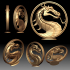 Mortal Kombat Sign Logo 3D printable image