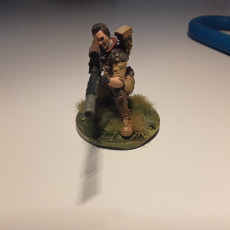 Picture of print of FEMALE COLONIST SNIPER PVT KAYREE EVANGELISTA