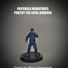 Picture of print of PAPZ INDUSTRIES CREW SYNTHETIC PONTIFF THE LOYAL ANDROID