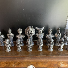 Picture of print of Human Chess Set [Pre-Supported]