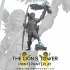 Bentolio the Blind Ranger with Owl (32mm scale presupported miniature) image