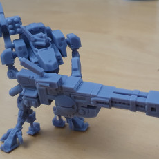 Picture of print of XX-88 Heavy Weapon Battlesuit