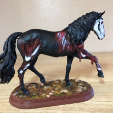 Picture of print of Ghost horse 32mm pre-supported