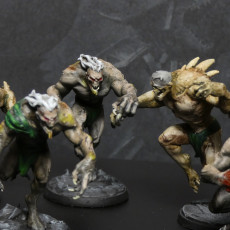 Picture of print of Ghouls set 6 miniatures 32mm pre-supported