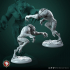 Ghouls set 6 miniatures 32mm pre-supported image