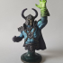 Dark Sorcerer - Dostrath bust - MASTERS OF DUNGEONS QUEST print image