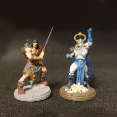 Picture of print of Dark Sorcerer + Barbarian - MASTERS OF DUNGEONS QUEST