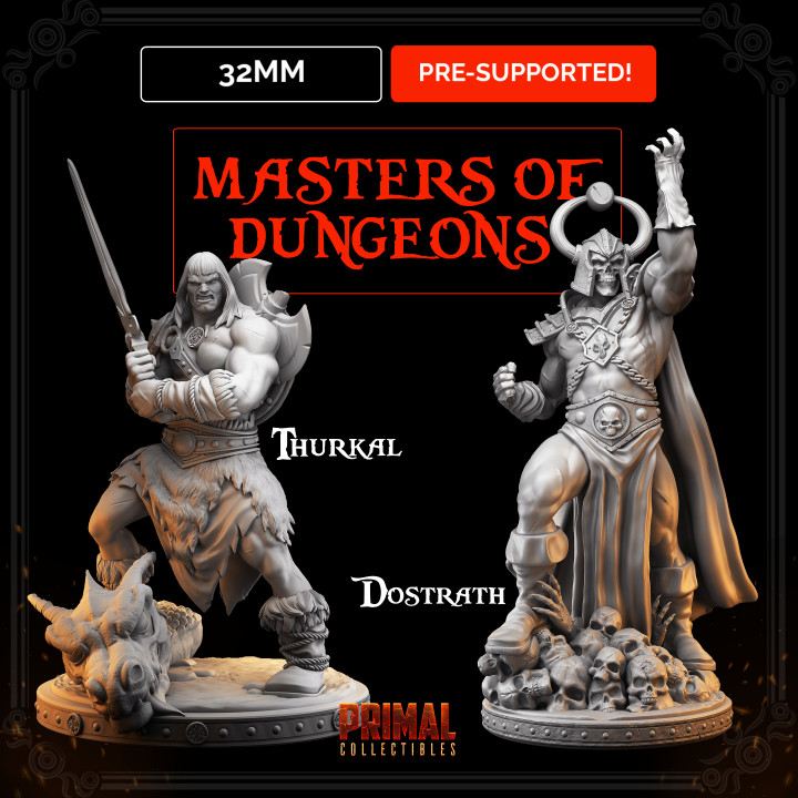 $8.00Dark Sorcerer + Barbarian - MASTERS OF DUNGEONS QUEST