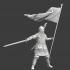 Medieval Russian Noble with banner image