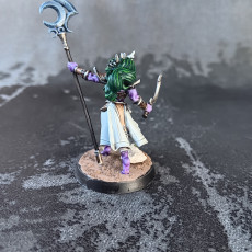 Picture of print of Tiana, the Sorceress Night Elf (2 Versions)